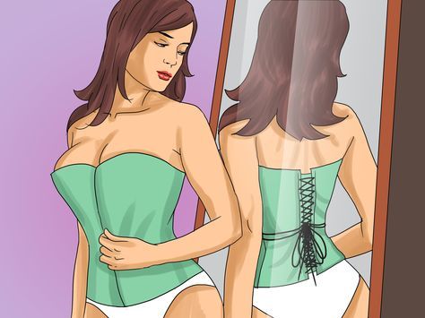 How to Put on a Corset -- via wikiHow.com How To Tie A Corset, How To Wear A Corset, Timeless Fashion Pieces, Corset Lingerie, Fashion Pieces, Corsets, Corset Dress, Easy Steps, Put On