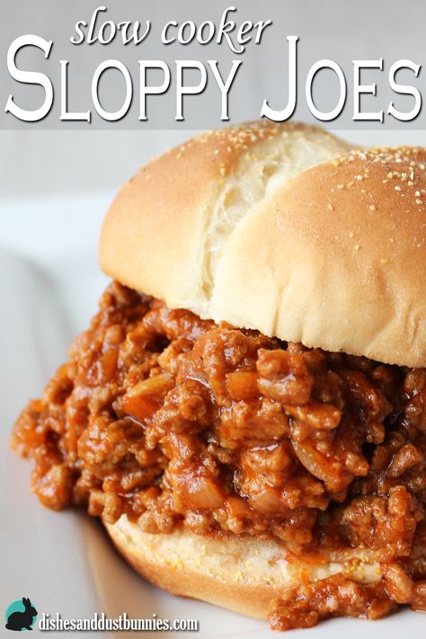 Best Sloppy Joe Recipe, Slow Cooker Sloppy Joes, Joe Recipe, Sloppy Joes Recipe, Sandwich Spread, Sloppy Joe, Crock Pot Slow Cooker, Sloppy Joes, Crock Pot Cooking