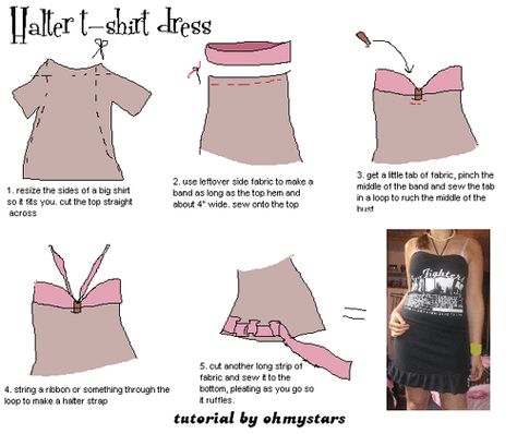 Easy Diy Clothes, Diy Clothes Refashion, Upcycle Clothes Diy, Cute Sewing Projects, Sewing Projects Clothes, Diy Clothes Design, Diy Vetement, Diy Fashion Clothing, Sewing Design