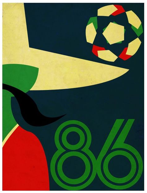 1986 Mexico World Cup (redesigned) ~ Neil Stevens | #WorldCup #Mexico #1986 World Cup Logo, Mexico World Cup, Mexico 86, Mexico Pictures, Mexico Soccer, Cup Logo, Soccer Logo, Soccer Poster, Tips For Success