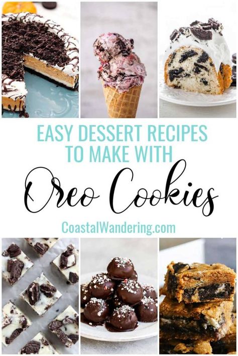 Oreo Cookie Recipes Desserts, Best Oreo Dessert, Oreo Deserts, Recipes Oreo, Oreo Dessert Easy, Cookies 2023, Chocolate Mousse Pie, Oreo Desserts, Oreo Dessert Recipes