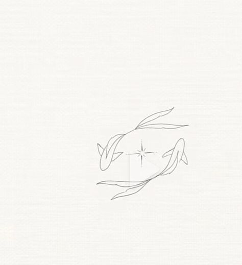 Fish Tattoo Fine Line, Pisces Fish Tattoos, Betta Fish Tattoo, Around Arm Tattoo, Rib Tattoos For Women, Birthday Tattoo, Pisces Tattoos, Feather Tattoo Design, Monogram Ideas