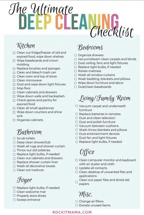 Household Cleaning Schedule, Deep Cleaning Checklist, Cleaning Schedule Printable, House Cleaning Checklist, Cleaning List, Household Cleaning Tips, Clean Room, Cleaning Checklist, Cleaning Schedule