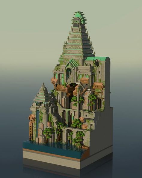 𝗣𝗶𝘅𝗲𝗹𝗯𝗶𝗲𝘀𝘁𝗲𝗿 on Instagram: "Here is place 6 in our Ancient Civilizations Contest! Thanks to all who participated. It was fun to see and be able to judge so many creative ideas! We will publish a new plot every day from now! ____ Follow: @pixelbiesterofficial Follow: @pixelbiesterofficial Follow: @pixelbiesterofficial ____ Build by SunriseBuilder Render by @ilibu ____ © Pixelbiester UG --> Do not repost these pictures without permission! ____ #minecraft #minecraftmemes #minecrafter #m Minecraft Lord Of The Rings Builds, Minecraft Shrine Ideas, Ancient City Minecraft, Minecraft Ancient City, Minecraft Temple Ideas, Minecraft Shrine, Minecraft Entrance, Minecraft Fort, Town Minecraft