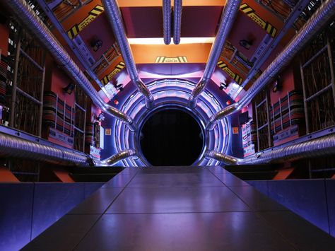 The former particle accelerator (now the Pipeline) that is used to imprison the meta-humans. Allen Aesthetic, Mister Terrific, Infinity Inc, Hugo Strange, Dad Aesthetic, Particle Accelerator, Flash Comics, What's My Aesthetic, Flash Barry Allen