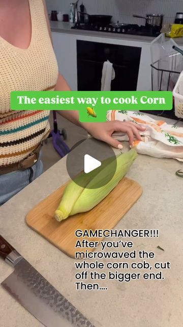 Home Harmony Tips on Instagram: "🌽🔥 Are you ready to discover a mind-blowing hack for cooking corn on the cob in a flash? 🌽🔥  I tried this amazing trick and I can’t believe how fast and easy it is! 🤯 Just follow the steps in the video and you’ll never cook corn the same way again! 💨💥  Here’s what you need to do:  1️⃣ Start by placing the corn on the cob, with the husk on, in the microwave for 3-4 minutes. ⏱️🌽  🔥 Instead of peeling back the layers, here comes the game-changing part: chop off the bottom of the cob and squeeze it out! 🙌🌽  It’s that simple, and the result is perfectly cooked corn on the cob in no time! 🌽✨  ⚡️ Try this incredible hack and let me know what you think! Leave a comment below and share your experience with this time-saving method. ⚡️ Credit: @dr_kyla  🌽 Corn On The Cob Hack, Cooking Corn On The Cob In The Microwave, Microwave Corn On The Cob In Husk, How To Cook Corn On The Cob, Cooking Corn On Cob, Corn On The Cob Microwave, Cooking Corn On The Cob, Microwave Corn On The Cob, Cooking Corn