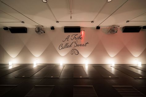 Hip Hop Dance Studio, Dance Studio Design, Dance Studio Decor, Hot Yoga Studio, Ballet Studio, Yoga Space, Chance The Rapper, Yoga Dance, Backdrop Design