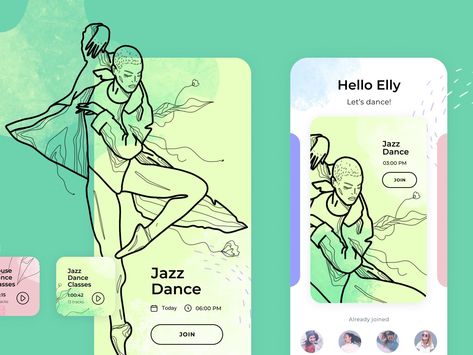 Best App Design, Dance App, Ui Ux Design Trends, App Design Trends, Beautiful Serif Fonts, Ux Design Trends, App Ui Ux Design, Ios App Design, Dance Images