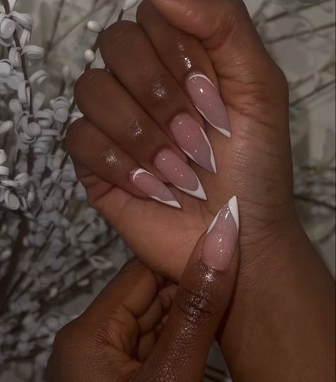 French nails, french design, french acrylic, gel, gelx nails, gel inspo, acrylic inspiration, nails, nailfie, nail inspo, french gelx, french gel, uk nails, uk nail tech, instagram nails, ig nails, stiletto nails, Almond Shape French Tips, French Stiletto Nails, Classy Almond Nails, May Nails, Ombre Acrylic Nails, Fully Booked, Stiletto Nails Designs, Casual Nails, French Acrylic Nails