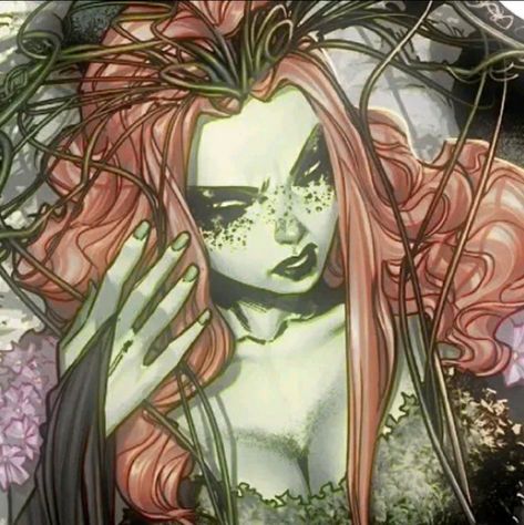 Love Made Me Crazy, Poison Ivy Pictures, Poison Ivy Comic, Harry Potter Art Drawings, Don't Blame Me, Fem Oc, My First Love, Dc Icons, Comics Girl