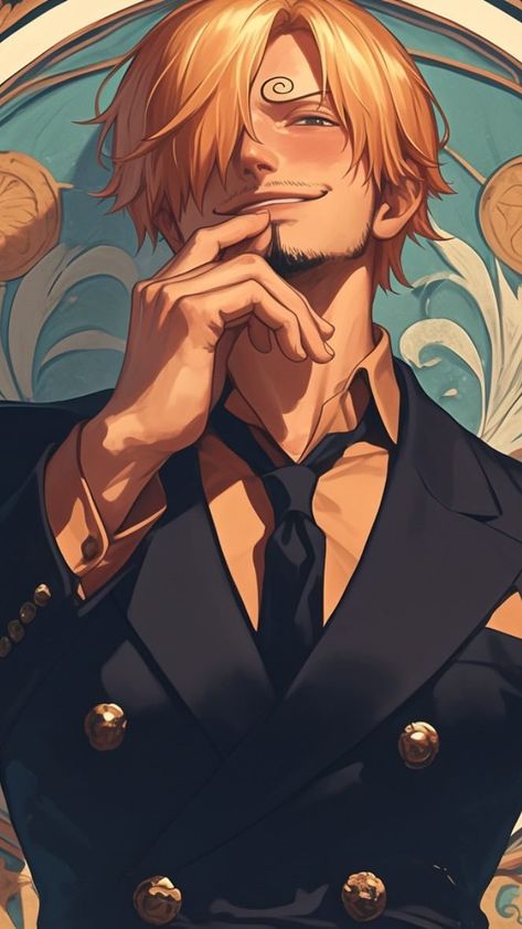 【SANJI】 ⁀➷ Wallpaper ✪ Sanji Vinsmoke Fanart, Sanji Fan Art, Sanji Hot, Hawkeye One Piece, Sanji Wallpaper, Sanji Fanart, Character Design Art, One Piece Photos, Vinsmoke Sanji