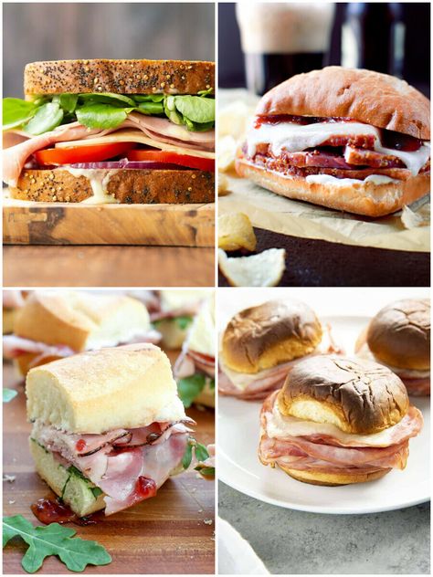 12 Ham Sandwich Recipes: Elevate Your Lunch Game! Best Ham Sandwich, Ham Delights, Ham Sandwich Recipes, Healthy Ham, Cold Sandwich Recipes, Ham Wraps, Sandwhich Recipes, Ham Sandwich, Slow Cooker Ham