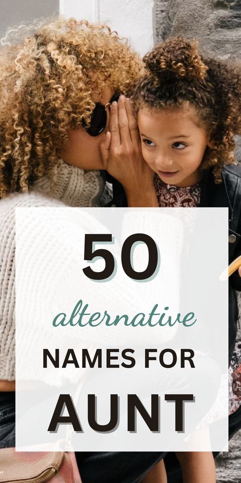 woman whispering in young child's ear Cute Nicknames For Aunts, Nicknames For Aunts Ideas, Names For Aunts To Be Called, Cute Aunt Names, Aunt Names To Be Called, Aunt Nicknames, Contact Names For Aunt, Names For Redheads, Cool Aunt Aesthetic