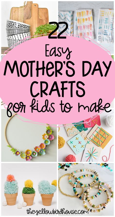 Gift Ideas From Kids, Mother's Day Crafts For Kids, Creative Mother's Day Gifts, Easy Mother's Day Crafts, Diy Mother's Day Crafts, Diy Mother's Day, Mother's Day Craft, Children's Church Crafts, Homemade Mothers Day Gifts