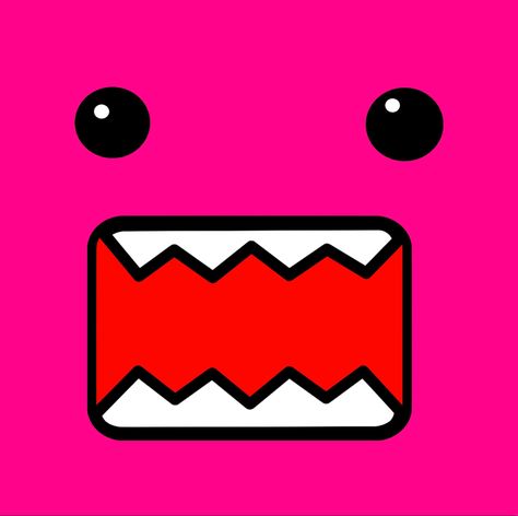 Scenecore Pink, Anime Shocked Face, Pink Domo, Scene Pfp, Scene Icons, Scene Icon, Emo Icons, Kawaii App, Scene Aesthetic