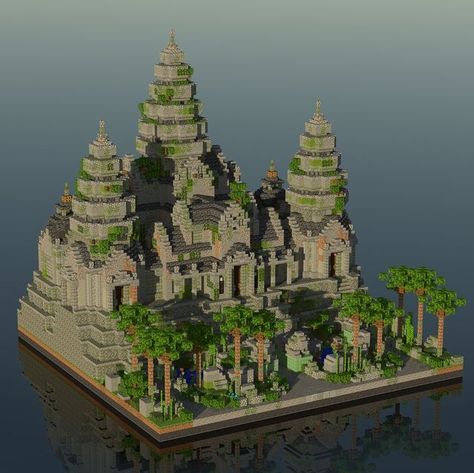 Minecraft Jungle House, Minecraft Temple, Minecraft Tree, Minecraft Building Guide, Jungle Temple, Minecraft City Buildings, Abandoned City, Minecraft Pictures, Minecraft Castle