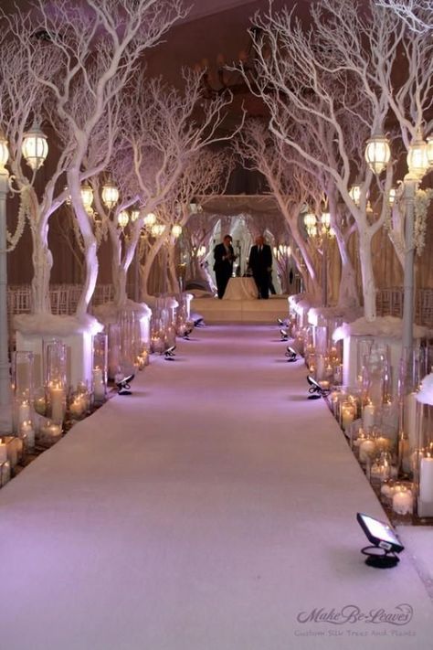 Winter wonderland Winter Wonderland Wedding Decorations, Wonderland Wedding Decorations, Wedding Church Aisle, Winter Wonderland Wedding Theme, Wonderland Wedding Theme, Wedding Reception Entrance, Winter Wedding Planning, Wedding Ceremony Ideas, Winter Wonderland Theme