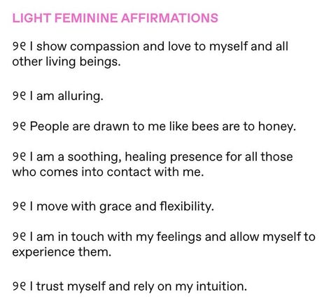 Height Subliminal, Princess Affirmations, Sweet Girl Quotes, Feminine Affirmations, Subliminal Affirmations, Manifesting Vision Board, Light Feminine, Hyper Feminine, Affirmation Board