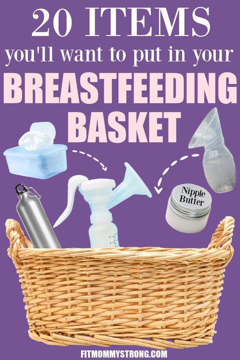 Nursing Basket, Breastfeeding Basket, Newborn Basket, Nursing And Pumping, Breastfeeding Mom, Breastfeeding Essentials, Breastfeeding Positions, Breastfeeding Foods, Feeding Baby