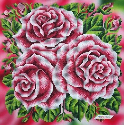 Czech Embroidery, Needles And Threads, Hand Embroidery Patterns Free, Embroidery Beads, Hand Embroidery Kits, Diy Craft Kit, Embroidery Patterns Free, Cross Stitch Rose, Diy Craft Kits