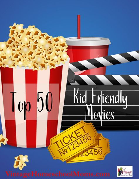 Top 50 Kid Friendly Movies | Does the rating have to be “G” to be a kid-friendly movie? In this episode I’ll discuss the way I decide if a movie will make it to our favorite movie list! #Homeschool #homeschooling #podcast #kidmovies Kid Friendly Movies, Fall Homeschool, Homeschooling Tips, Biblical Parenting, Best Films, Homeschool Board, Homeschool Tips, See Movie, Parenting Articles