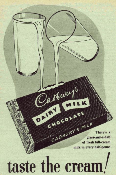 #food #candy #chocolate #advertising #ads #vintage #retro Chocolate Projects For School, Chocolate Poster Design Ideas, Chocolate Advertising Design, Chocolate Slogans, Hot Chocolate Vintage Poster, Chocolate Ads, Vintage Chocolate Packaging Design, Vintage Drink Advertisements, Chocolate Advertising