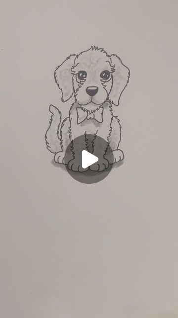 Shane Burke on Instagram: "How to draw a cute little puppy!  What is your favorite dog breed?  We just got a golden doodle and she is nuts!  #drawingtutorial #howtodrawapuppy #drawinglessons #artclass #goldendoodle #art" How To Draw A Golden Doodle, How To Draw A Puppy, Goldendoodle Art, Drawing Rocks, Pencil Drawing Tutorials, Golden Doodle, Drawing Drawing, Cute Little Puppies, What Is Your Favorite