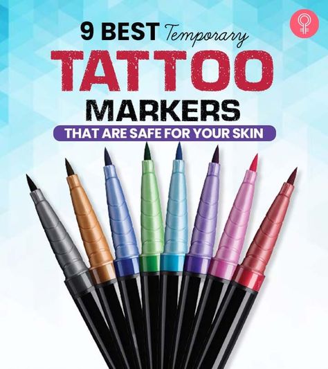 9 Best Temporary Tattoo Markers Of 2023 – Reviews Tattoo Markers, Tattoo Marker, Tattoo Website, Markers Drawing Ideas, Gem Tattoo, Pen Tattoo, Metal Tattoo, Tattoo Pen, Tattoo Videos