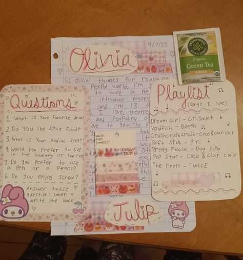 Things To Write In A Penpal Letter, Cute Things To Add To Letters, How To Get A Pen Pal, Questions For Penpals, How To Make A Cute Letter, Cute Pen Pal Letter Ideas, How To Decorate A Letter, Cute Letters To Friends Writing Pen Pals, What To Write In A Letter To A Friend