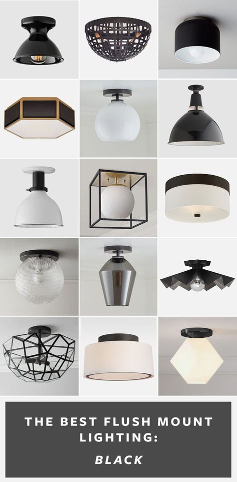 My Ultimate List of the BEST Flush Mount Lighting — in 3 finishes! #kitchen #kitchenrenovation #kitchenlighting #lighting #smallspaces #fixerupper #renovation #flushmount #flushmountlighting #brasslighting #blacklighting #nickellighting #ceilinglight Flush Mount Ceiling Lights Hallways, Kitchen Flush Mount Lighting, Exterior Flooring, Ceiling Door, Black Flush Mount Light, Hallway Ceiling Lights, Home Interior Accessories, Door Entrance, Kitchen Ceiling Lights