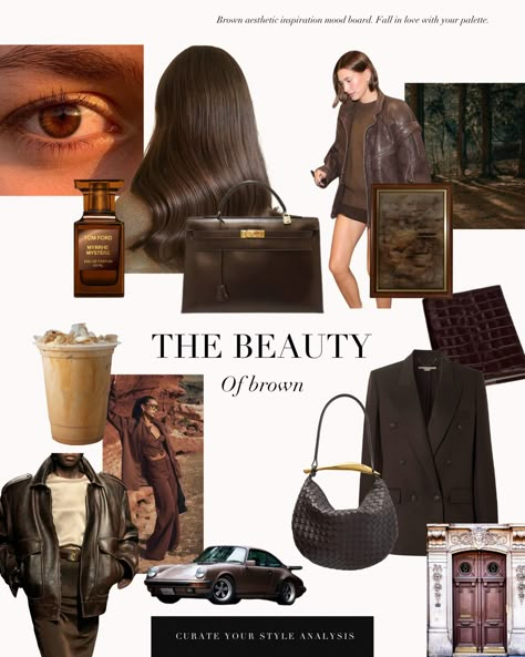 Warm shades of brown, inspiration for the Autumn and Spring Palettes 🤎⁠ .⁠ #coloranalysis #colouranalysis #coloranalyst #autumnpalette #springpalette Soft Autumn Deep Outfits, Brown Skin Color Palette Clothes, Deep Autumn Aesthetic, Deep Autumn Outfits For Summer, Autumn Colour Season, Autumn Palette Outfits, Warm Winter Color Palette, Warm Colors Aesthetic, Warm Autumn Color Palette Outfits