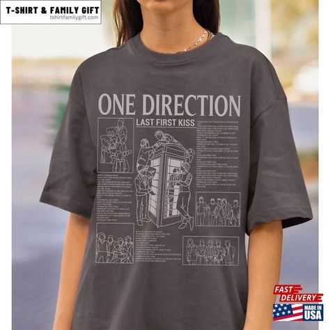 One Direction T-Shirt 1D Clothing Lyric Unisex Classic Check more at https://tshirtfamilygift.com/product/one-direction-t-shirt-1d-clothing-lyric-unisex-classic/ 1d Merch, Trending Tshirts, Family Gifts, Family Shirts, One Direction, Music, T Shirt, Clothes