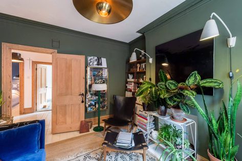 Victorian Terrace House, Gravity Home, London Home, Colorful Space, Victorian Terrace, London Apartment, Painted Chairs, Living Room Green, Two Bedroom Apartments