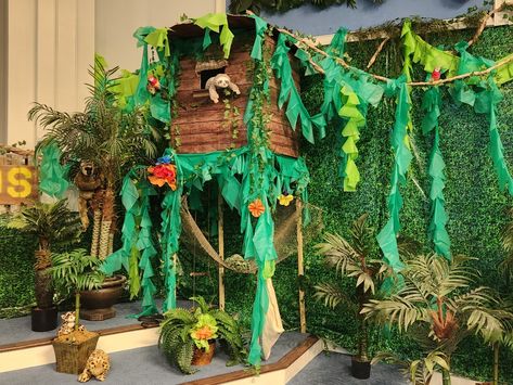 Jungle Journey Vbs, Jungle Theme Classroom Decorations, Sda Church, Jungle Theme Decorations, Jungle Theme Classroom, Camping Classroom, Jungle Decorations, Vbs 2023, Vbs Themes