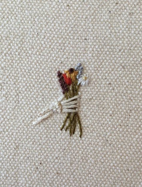 http://www.tinycupneedleworks.com Pola Sulam, Embroidery On Clothes, Cute Embroidery, 자수 디자인, Hand Embroidery Art, Hand Embroidery Stitches, Embroidery Craft, Hand Embroidery Patterns, Embroidery Inspiration