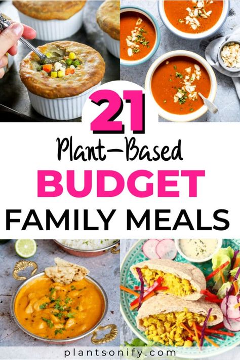 Fast Family Meals, Vegan Family Dinner, Freezing Leftovers, Cheap Vegan Meals, Plant Based Meal Planning, Vegan Plant Based, Budget Family Meals, Quick Vegan Meals, Plant Based Diet Recipes