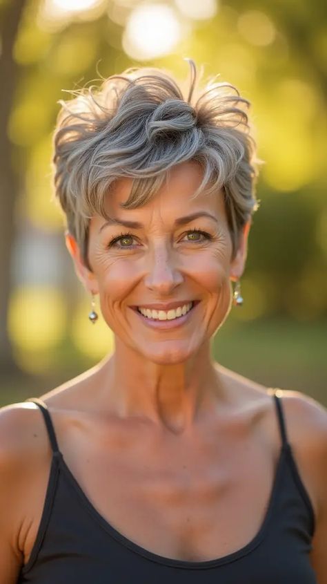 23 Timeless Pixie Haircuts for Older Women Over 60: Find Your Perfect Style Sassy Pixie Haircut Over 50, Haircuts For Older Women, All Face Shapes, 50 Hair, Short Hair Over 60, Haircut For Older Women, Pixie Haircuts, Short Styles, Perfect Style