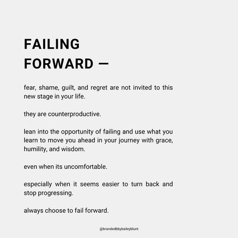 Failing Forward, Fail Forward, Classroom Lesson Plans, Motherhood Inspiration, Feel Good Quotes, Perfection Quotes, Perfectionism, Lessons Learned, Fails