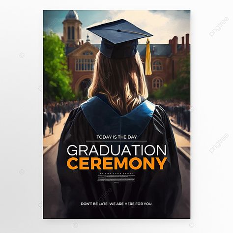 simple graduation ceremony poster Graduation Graphic Design, Graduation Poster Ideas, Graduate Poster, Graduation Posters, Graduation Book, Graduation Poster, Academy Logo, Youtube Banner Design, Ad Poster