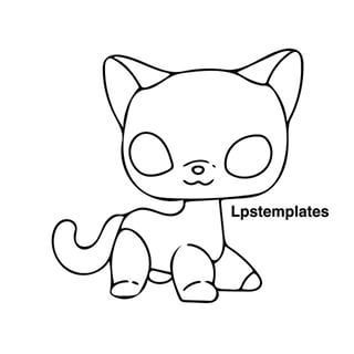 Lps Drawings, Diy Horse Barn, Lps Cats, Lps Customs, Custom Lps, Cat Outline, Lps Pets, Paper Doll Template, Harley Quinn Art