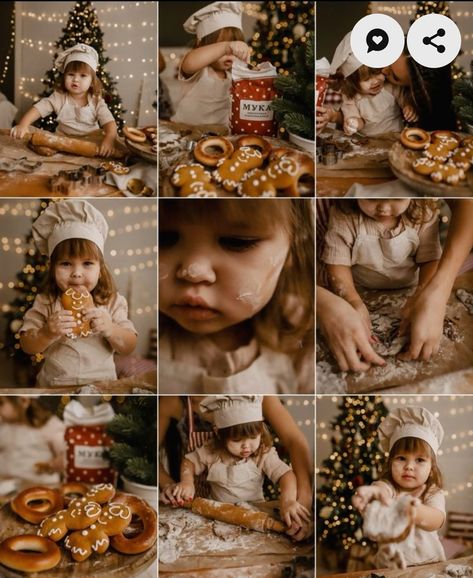 Cookie Baking Christmas Photo, Making Christmas Cookies Photoshoot, Christmas Cookie Decorating Photoshoot, Christmas Cookie Making Photo Shoot, Cozy Coop Christmas Picture, Christmas Bed Pictures Family, Family Christmas Cookie Pictures, Family Christmas Baking Pictures, Holiday Backdrop Photography