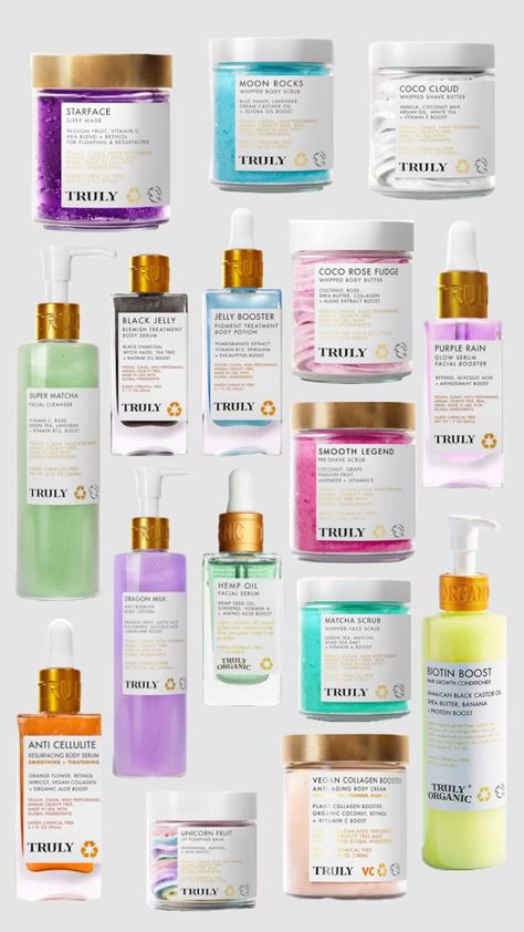 #trulybeauty Truly Cosmetics, Truly Skincare Products, Truly Cooka Oil, Taryn Truly, Truly Beauty Body Butter, Personal Cleanliness, Truly Beauty, Shave Butter, Blue Tansy