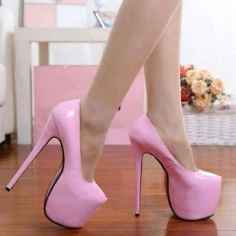 Berluti Shoes, Pink Platform Heels, High Heels For Prom, Pleaser Heels, Very High Heels, Cute Shoes Heels, Color Shoes, Pink High Heels, Beautiful High Heels