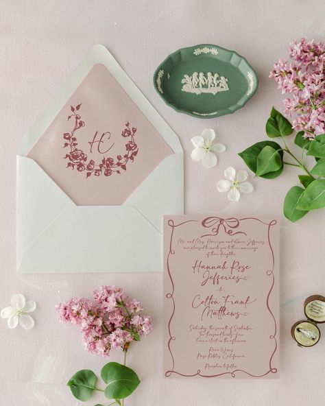 There’s nothing like capturing the essence of a couple’s love story in a wedding invitation suite! This romantic blush pink suite features delicate hand-drawn details and an elegant monogram envelope liner that adds a personal touch. From the playful illustrations on the weekend events card to the whimsical script, each element was thoughtfully designed to set the tone for a celebration full of love and joy. It’s always a joy to create something unique that truly reflects the couple’s per... Pink Invites, Romantic Pink Wedding, Whimsical Wedding Invitations, Wedding Envelope Liner, Pink Wedding Invitation, Venue Sketch, Envelope Liners Wedding, Wedding Invitation Size, Elegant Monogram