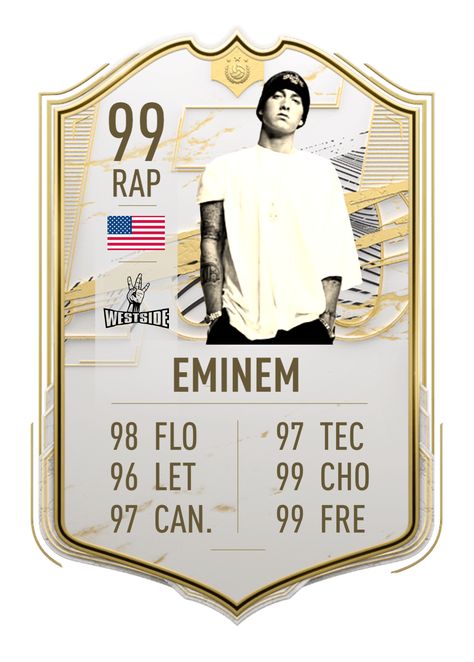 eminem card type fifa 21 Eminem Icon, Cool Wallpapers For Guys, Eminem M&m, Eminem Tattoo, Eminem Style, Icon Card, Eminem Funny, Eminem Songs, Fifa 21