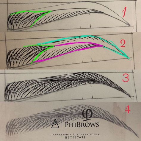 Eyebrow Drawing, Permanente Make-up, Membentuk Alis, Bentuk Alis, Eyebrow Design, Eyebrow Hacks, Eye Drawing Tutorials, 얼굴 드로잉, Eyebrow Makeup Tips