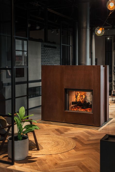 Product Selector > Stûv 21-clad by Stûv Stuv Fireplace, Wood Fireplaces, Wood Fireplace, Stove, Fireplace, Wood, Design