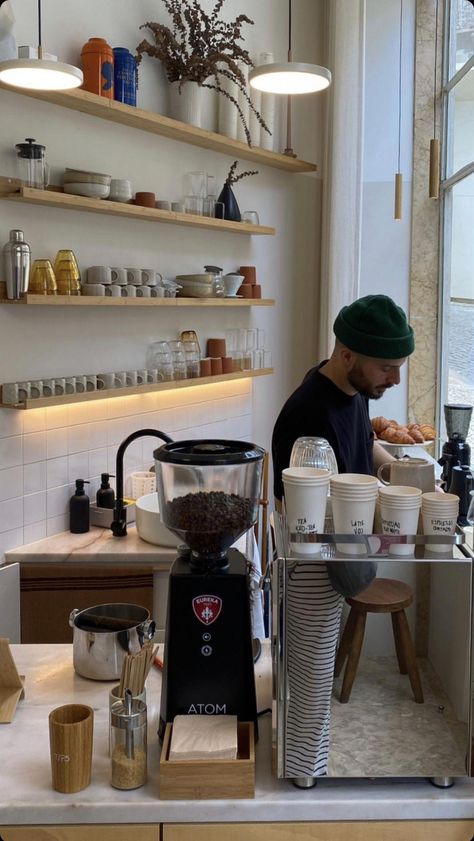 #SustainableSipping Cafe Concept, Cozy Coffee Shop, Cafe Shop Design, Coffee Shop Aesthetic, Coffee Places, Coffee Shops Interior, Coffee Shop Design, Bakery Shop, Cafe Interior Design