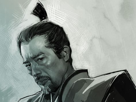 Shogun by Joel Herrera Shogun Art, Anime Face Drawing, Modern Graphic Art, Samurai Art, Japanese Aesthetic, Quick Sketch, Ship Art, Japanese Culture, The Store