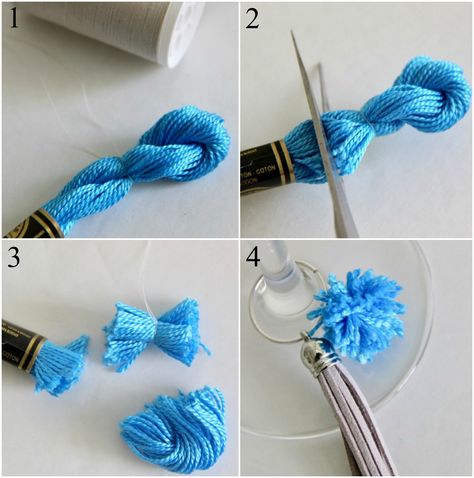 Make these DIY Martini Markers for all your summer martinis! I love how you can embellish them with these Tiny Embroidery Floss Pom Poms too! Crafts With Embroidery Floss, Pom Pom Embroidery, Summer Martinis, Diy Felt Garland, Tiny Embroidery, Diy Party Crafts, Wine Bottle Topper, Girls Night In, Diy Pom Pom